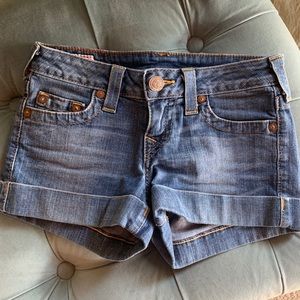 True Religion Jean Shorts